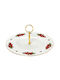 Cryspo Trio Christmas Dessert Tower Stands Porcelain White