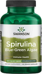 Swanson Spirulina Blue-Green Algae 90 veg. caps