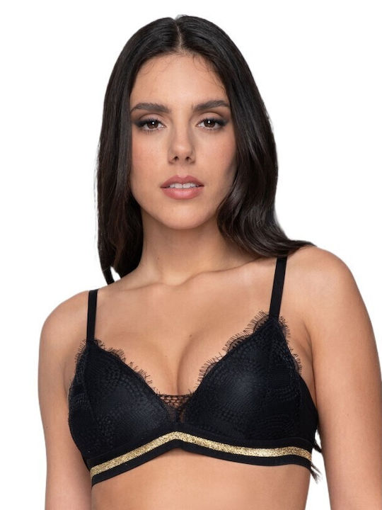Cherry Negru Sutien Push Up fără Baloane