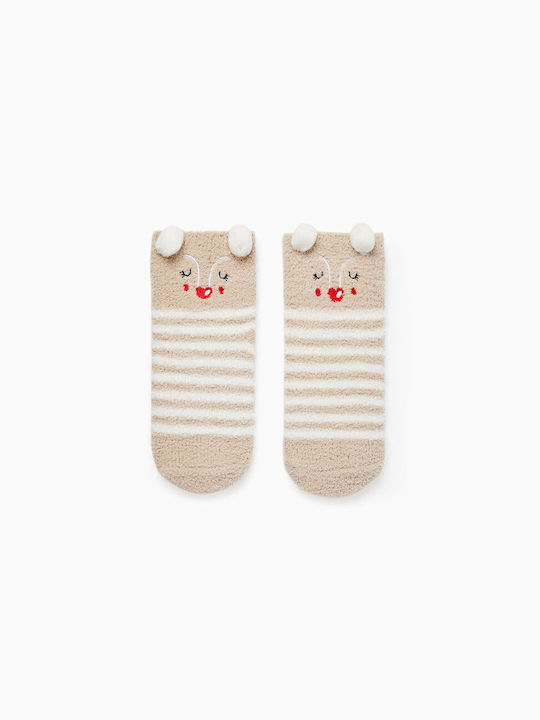 Zippy Kids' Socks Knee-High Beige