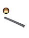 GloboStar Washergaia Außenstehlampe LED Wall Washer 216W mit Warmes Weiß Licht IP67 Silber