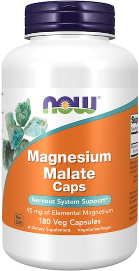 Now Foods Magnesium Malate 840мг 180 вегетариански капсули