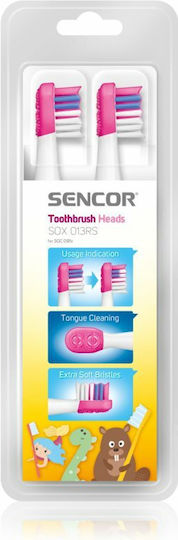 Sencor Ersatzköpfe Für Elektrische Zahnbürsten Sox 2 Stück Rosa