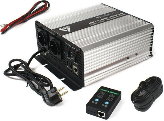Azo Digital UPS-1200SR Pure Sine Wave Inverter Power with Nominal Input Voltage 600V AZO00D1257