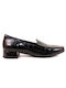 WOMEN'S LOAFERS CROKO LUSTRINI BLACK - Black