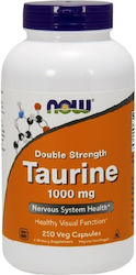 Now Foods Taurine 1000mg 250 Φυτικές Κάψουλες