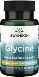 Swanson Glycine 500mg 60 veg. caps