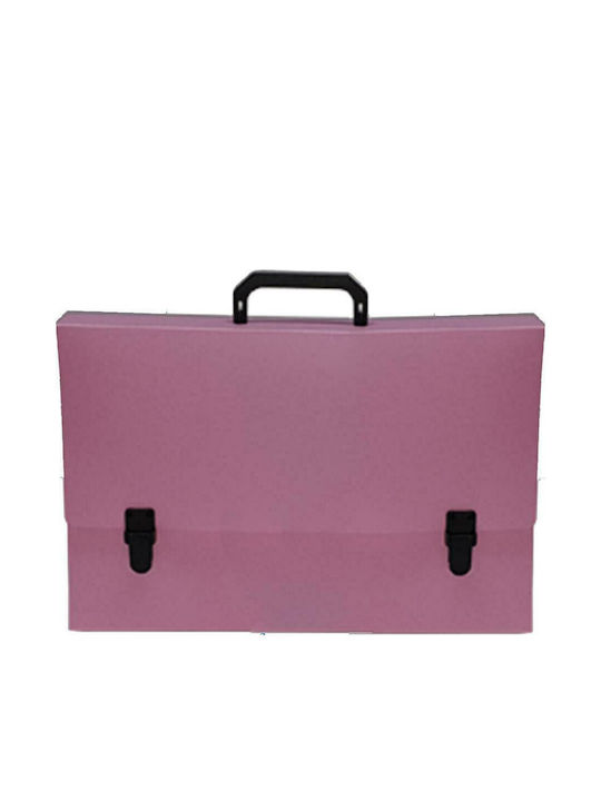 Drawing Bag Plastic 30x40x5cm Pall Pink