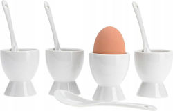 Eierbecher aus Porzellan Weiß 8pcs
