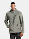 Herren Fleecejacke mit Kapuzen-Grün