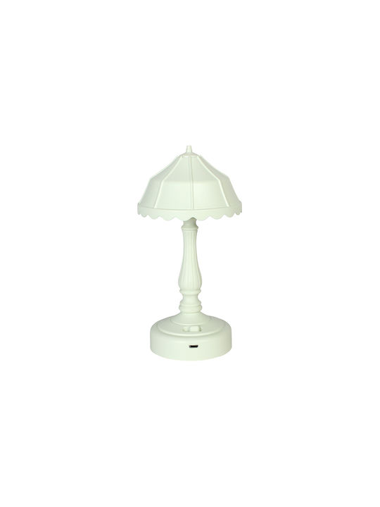 Keskor Led Kids Portable Lamp Green 9x9x18εκ.