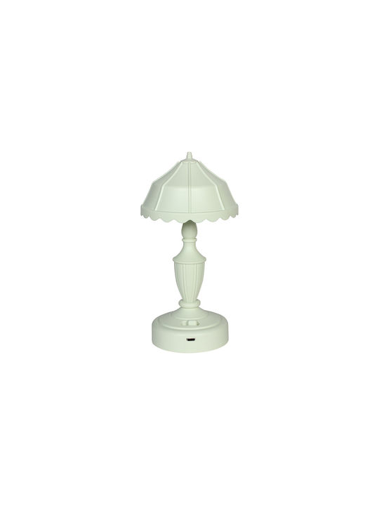 Keskor Led Kids Portable Lamp Green 9x9x18εκ.