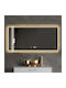 Sparke Astral Rectangular Bathroom Mirror Led Touch made of Metal 90x55cm