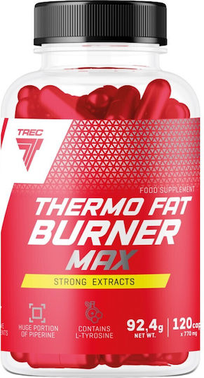 Trec Thermo Fat Burner Max 770mg Thermogenics 120 ταμπλέτες