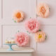 Ginger Ray Paper Party Decorations Flower Decoration Set for Party 5 Pieces