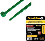 Cresman Dematoare de Cabluri 300x4.8mm Verde 100pcs 07864