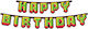 GoDan Happy Birthday Game On Garland for Party 160cm