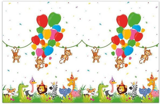 Procos Jungle Balloons Парти покривка Пластмаса 180x120см 93783