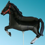 Μπαλόνι mini foil άλογο μαύρο