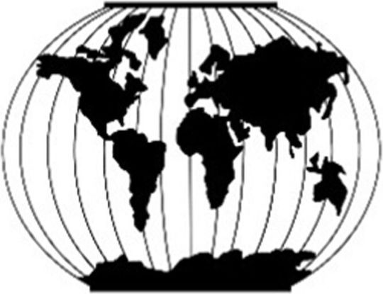 Homeplus Silhouette World 65x4x43cm