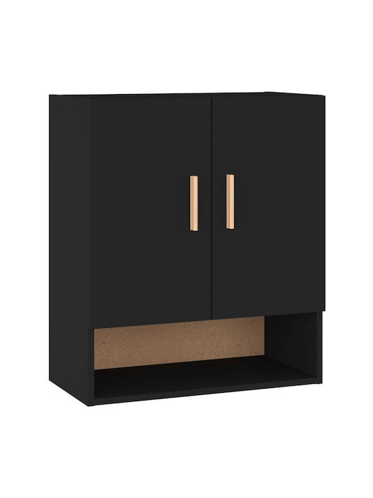 Cabinet Wall Black 60x31x70cm