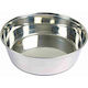 Trixie Edelstahl Schalen Futter & Wasser für Hund & Katze auf Basis von 500ml 14cm in Silber Farbe