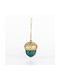 Hängendes Ornament Eichel Gold 8x8cm