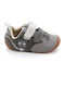 Tiny Print Kids Sneakers Anatomic with Scratch Gray