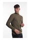 Bellissimo Herren Langarm-Pullover Khaki