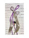 Handmade Hanging Lucky Charm Silver made of Fabric 1pcs