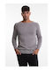 Bellissimo Men's Long Sleeve Sweater Gray