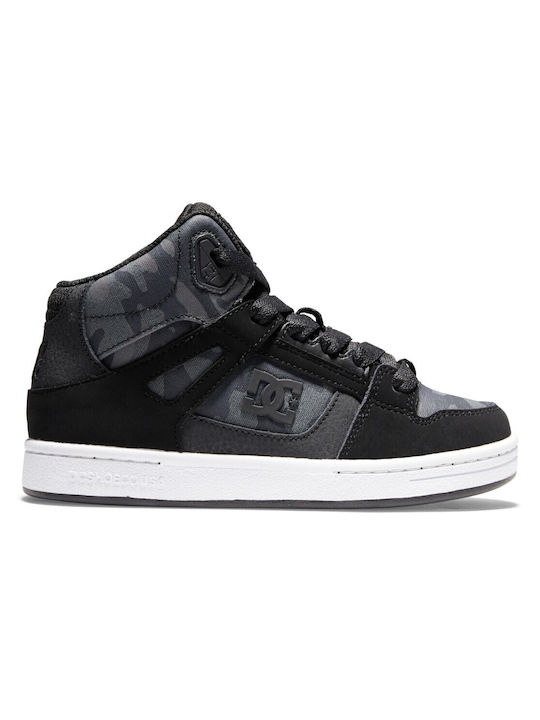 DC Παιδικά Sneakers High Pure για Αγόρι Γκρι