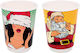 XMAS PIN UP-12 Double Wall Disposable Paper Drinkware Multicolour 420ml 20pcs