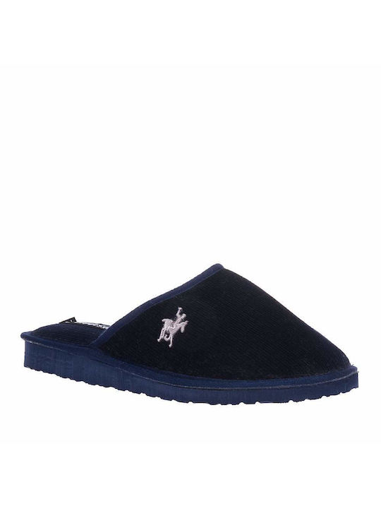 SABINA SA162 BLUE CORDUROY SLIPPERS