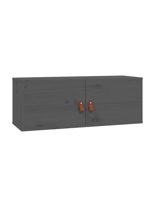 Cabinet Wall Gray 80x30x30cm