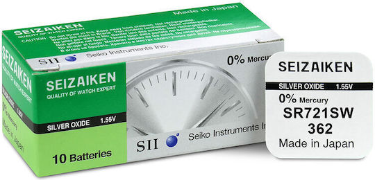 Seiko Seizaiken Batterie Silber-Oxid für Uhren SR58 1.55V 1Stück