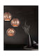 Nova Luce Blaze Pendant Light Black with Socket E27