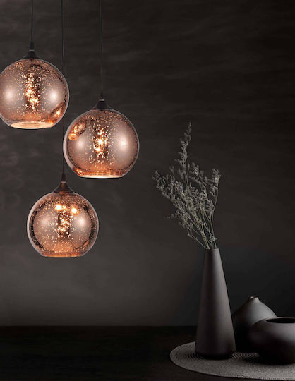 Nova Luce Blaze Pendant Light Black with Socket E27