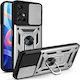Bodycell Armor Slide Back Cover Πλαστικό Ασημί ...