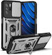 Bodycell Armor Slide Back Cover Πλαστικό Ασημί ...