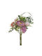 Inart Bouquet of Artificial Flowers Pink 55cm 1pcs