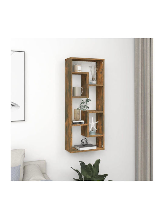Shelf Wall Smoky Oak 36x16x90cm