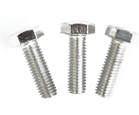 Șurub de metal Hexagon DIN 933 cu Diametru M10 și Lungime 25mm 200buc