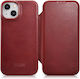 iCarer CE Oil Wax Premium Leather Folio Book Δε...