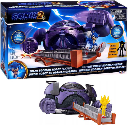 Jakks Pacific Eggman Robot & Super Sonic Sonic (Miscellaneous Designs)