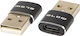 Blow Μετατροπέας USB-A male σε USB-C female 1τμχ 75-796