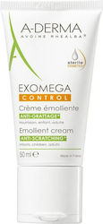 A-Derma Exomega Control Anti-ștergere Hidratantă Crema Regenerantă 50ml
