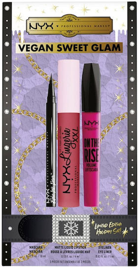 NYX Professional Makeup Vegan Sweet Glam Make-up-Set für die Augen 3Stück