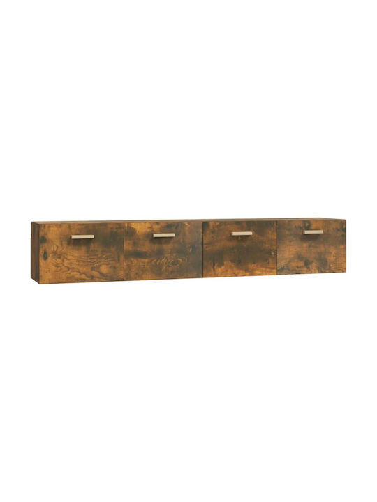Hanging Living Room Cabinet from Particle Board Smoky Oak 100x36.5x35cm