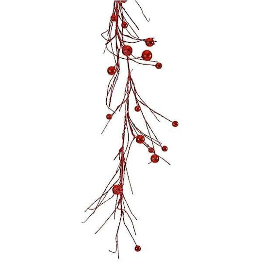 JK Home Decoration Crăciun Decorativ Sucursala Lungime 120cm. cu Billies